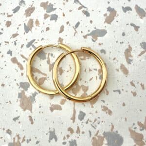 Ma Poulette Bijoux créoles grande ronde doree 2