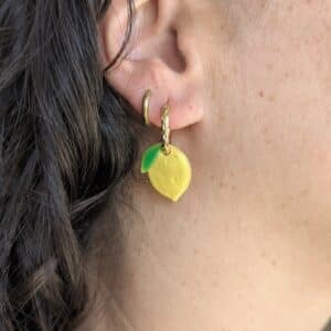 Ma poulette bijoux pampille Limonade - Jaune