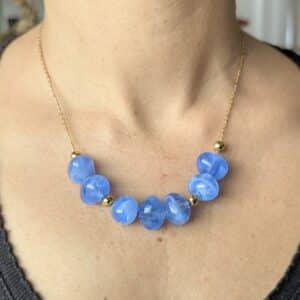 Ma poulette bijoux Collier Louise- Bleu
