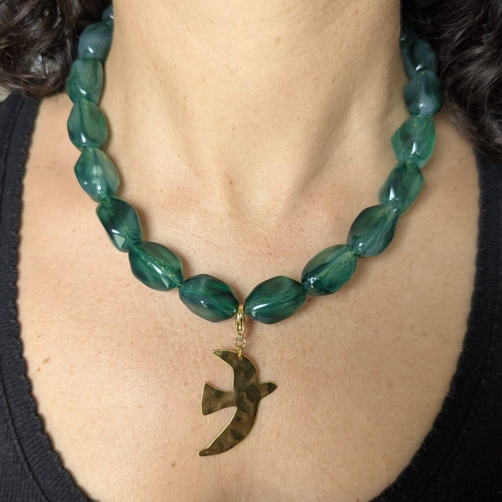Ma poulette bijoux Collier Simone - Vert 2