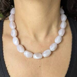 Ma poulette bijoux Collier Simone - rose pâle