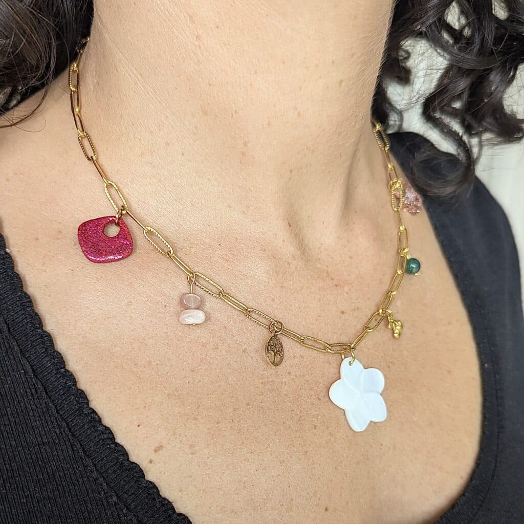 Ma poulette bijoux Collier Suzanne - Fleur 2