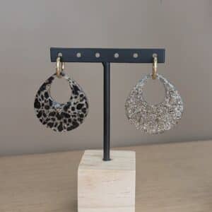Ma poulette bijoux Pampille réversible Viviane - doré et tâches noires