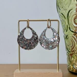 Ma poulette bijoux pampille Priscilla - Paillettes rose et verte