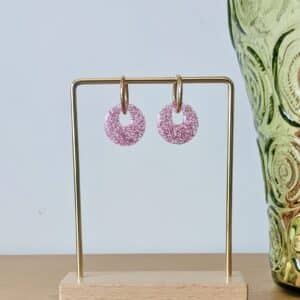 Ma poulette bijoux pampille Rosalie- Paillettes fines roses