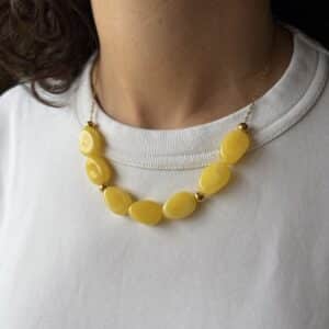 Ma poulette bijoux Collier Louise - Jaune