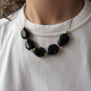 Ma poulette bijoux Collier Louise - Noir