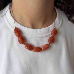 Ma poulette bijoux Collier Louise - Terracotta
